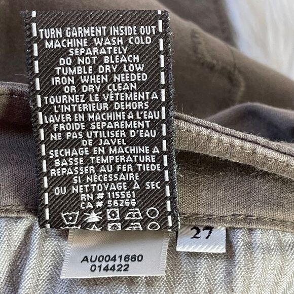 7 FAM Gwenevere Brown Skinny Jeans Sz 27 - Picture 5 of 7